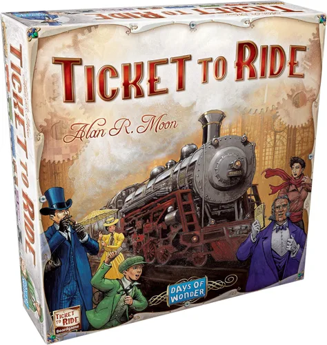 Miniatura 9 de Juego de mesa Ticket to Ride de Asmodee (Actualización 2025) - Una aventura ferroviaria a través del país para amigos y familia, juego de estrategia