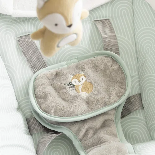 Miniatura 9 de Ingenuity Anyway Sway - Columpio portátil plegable de 5 velocidades y asiento infantil multidireccional con vibraciones, sonidos de la naturaleza