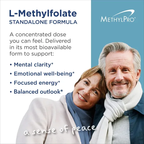 Miniatura 3 de MethylPro L-metilfolato 7.5 mg - L metil folato, suplemento de metilfolato para mujeres y hombres, vitamina B9 metilada (5-MTHF) para la salud