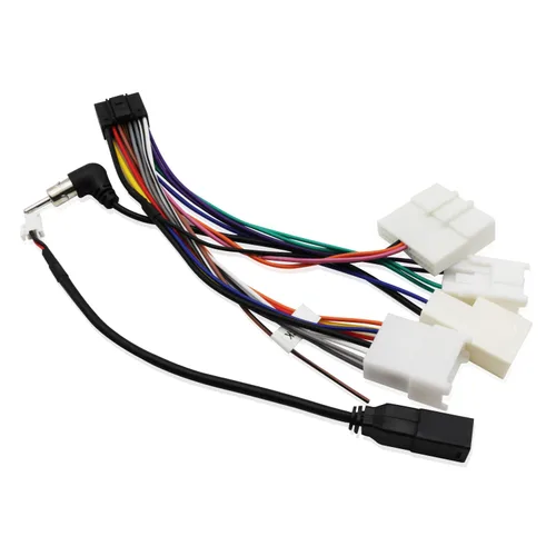 Arnés de cableado de radio estéreo para coche para radio de Toyota de 2012 y posteriores. Adaptador de cable de radio con soporte para antena de
