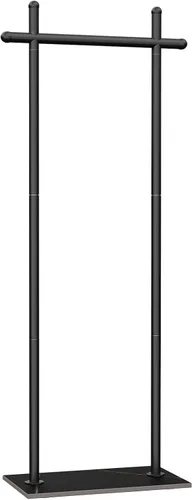 Miniatura 8 de Perchero independiente con base de roca natural, soporte metálico para colgar abrigos, perchero industrial, árbol de ropa para dormitorio, sala
