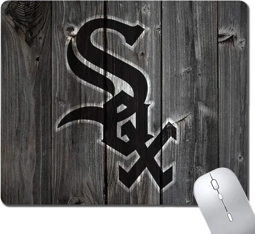Miniatura 5 de Alfombrilla de mouse deportiva con diseño de grano de madera, base de goma antideslizante para computadoras portátiles, alfombrillas de mouse