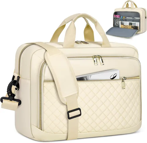 NEWHEY Bolsa para laptop de 17.3 pulgadas, maletín para computadora portátil para mujeres y hombres, bolsa de hombro impermeable, bolsa de mensajero