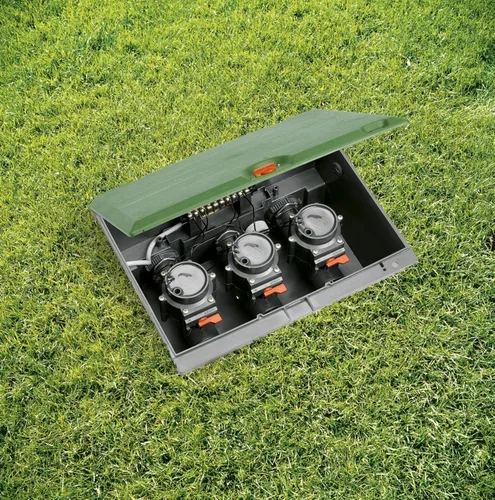 Miniatura 10 de Gardena 1251 Sistema de rociadores Válvula de riego, gris, naranja (1251-U)