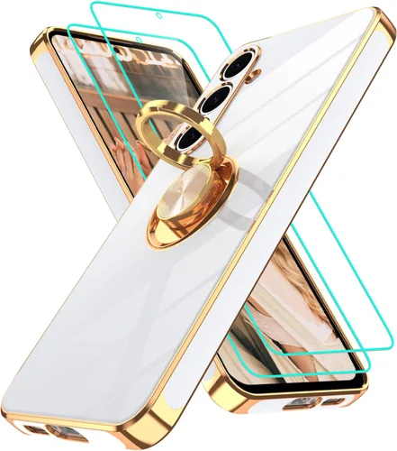 Miniatura 15 de Gritup Funda para Samsung Galaxy A14 5G: Funda Samsung A14 con 2 Protectores de Pantalla, Soporte de Anillo con Rotación 360°, Soporte Magnético