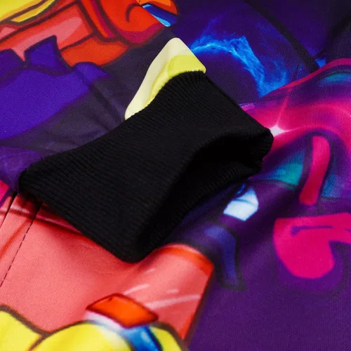 Miniatura 5 de Sudadera con capucha con estampado de juego para niños, suéter para niños de 5 a 10 años