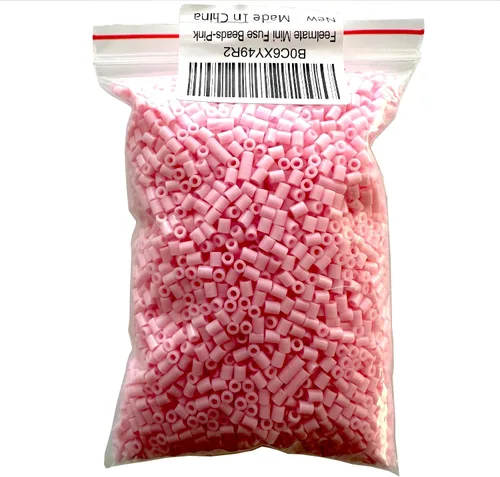 Miniatura 3 de Kit de mini cuentas de fusible, 5,000 piezas de 0.102 in, kit de cuentas de fusibles de hierro, juego de manualidades Marrón