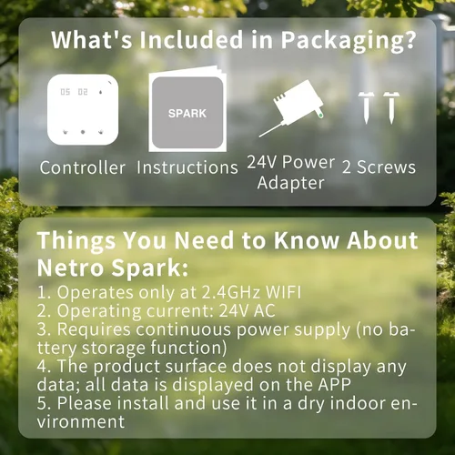 Miniatura 9 de Netro Controlador inteligente de rociadores de 8 zonas, controlador de rociadores WiFi, sistema de riego basado en aplicaciones, controladores
