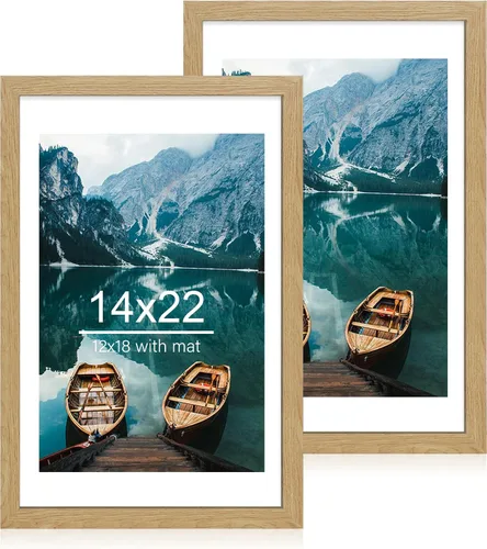 Miniatura 142 de Hongkee - Juego de 2 marcos de fotos, HK042515-MD5.5X8.5-BK(2PK)