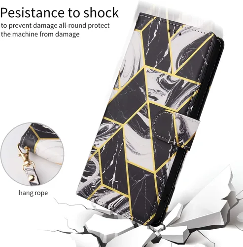 Miniatura 7 de Funda compatible con iPhone 12 Pro Max 6.7 y protector de pantalla de vidrio templado, funda de cuero con tapa para iPhone 12promax 5G i 12s Plus