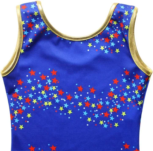 Miniatura 71 de HOZIY Leotardos de gimnasia para niñas, trajes de ciclismo con patrón adorable brillante