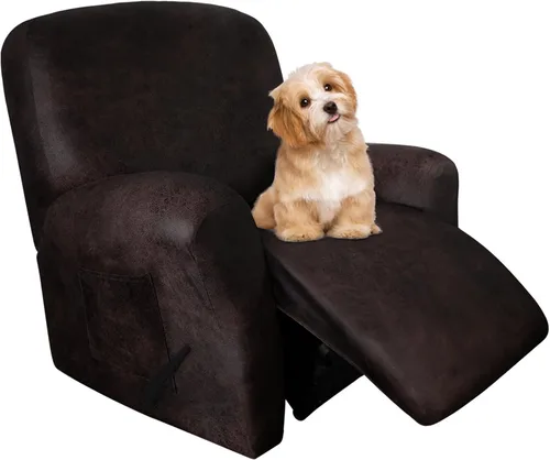 Miniatura 14 de molasofa Fundas de cuero para sillas reclinables, fundas para sillas reclinables grandes para silla reclinable, 4 piezas, fundas lavables que se