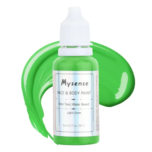 Miniatura 24 de Mysense Pintura facial corporal púrpura pastel, pintura facial lavable a base de agua, pintura corporal crema no tóxica para adultos y niños