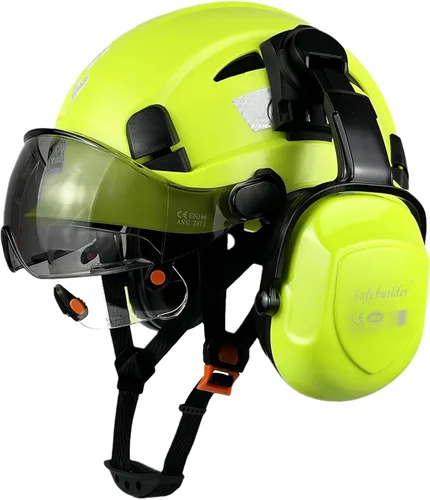Miniatura 13 de SAFEBUILDER Casco de Seguridad Industrial con Visera Orejeras Casco Duro con Visera Cascos Duros Ventilados Trabajo de Construcción Protección