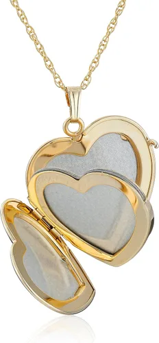 Miniatura 6 de Amazon Essentials Medallón de corazón grabado de cuatro imágenes, 20 pulgadas, (anteriormente Amazon Collection)