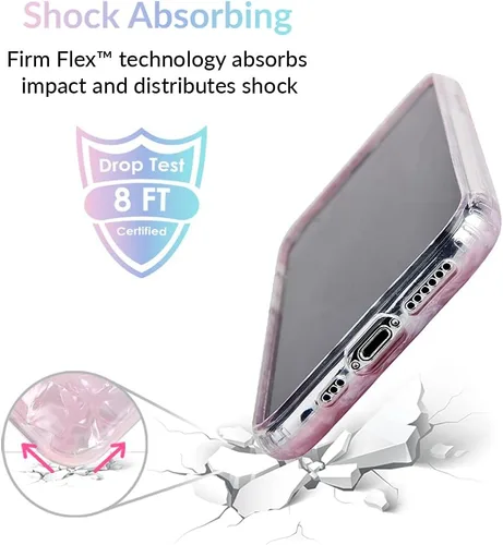 Miniatura 4 de Velvet Caviar Funda brillante iridiscente para iPhone 11 Pro Max, funda protectora estética para mujer (cuarzo rosa rosa)