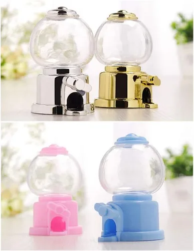 Miniatura 6 de Dispensador de cupcakes, 6 unidades, mini dispensador de caramelos, dispensador de caramelos de goma de mascar para recuerdos de fiesta