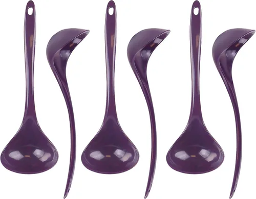 Miniatura 29 de Reston Lloyd Cucharón de melamina para sopa de cocina, utensilio de alta calidad con mango ergonómico resistente al calor, plástico duradero sin