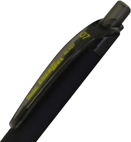 Miniatura 4 de Pentel EnerGel Kuro - Bolígrafo de gel líquido, (punta de 1/32 pulgadas - 0.7 mm) línea media, tinta negra, paquete de 12 (BL437R1-A)