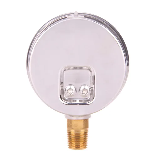 Miniatura 5 de MEASUREMAN - Manómetro de presión 1/4 NPT, manómetro de presión lleno de glicerina 0-100psi/kPa con esfera de 2.5 pulgadas y caja de acero