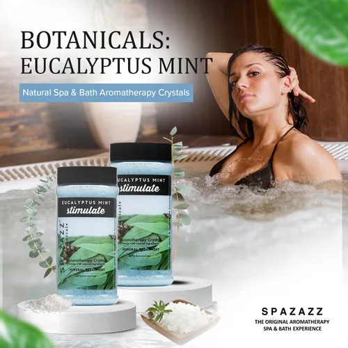 Miniatura 3 de Spazazz Cristales de eucalipto y menta para spa y baño