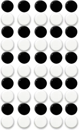 Miniatura 32 de Qualsen Imanes para nevera, 20 imanes para refrigerador, pequeño imán para pizarra blanca, mini imán lindo para refrigerador, casillero, pizarra 10