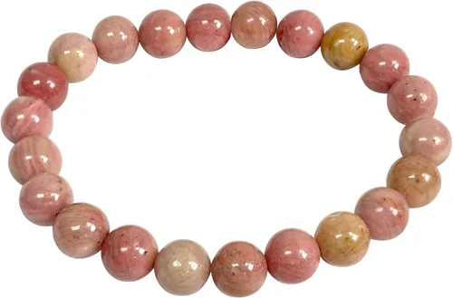 Miniatura 656 de Gem Avenue Handmade Round Bead Stretch Bracelet Unisex Natural Stone Beaded Jewelry for Men & Women, Elastic Wristband for Daily Wear