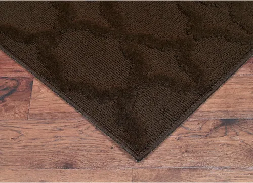 Miniatura 319 de Garland Rug Sparta - Alfombra antideslizante de polipropileno de 2 pies x 12 pies, color negro, ideal para salas de estar y pasillos, elegante