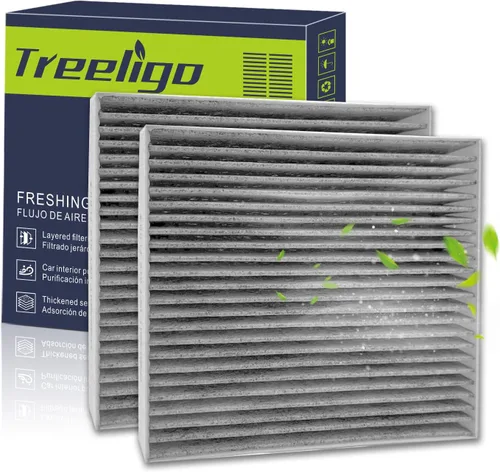 Treeligo CF10285 Filtro de aire de cabina Compatible con Camry (2007-2017), RAV4 (2006-2018), Corolla (2009-2019), 4Runner, Outback, Tundra,
