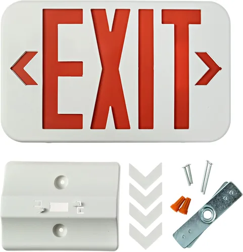 Miniatura 2 de Ciata Señal de salida de emergencia LED con batería de respaldo, luces de salida de incendios de emergencia, señal de salida iluminada, señales