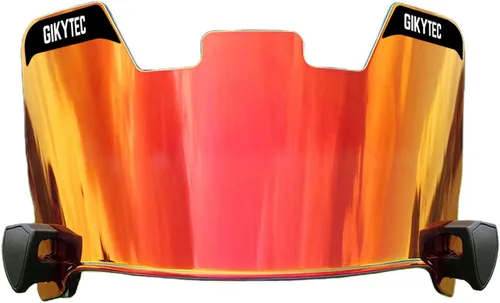 Miniatura 10 de Visera de fútbol para casco de fútbol, resistente a los arañazos, bloqueo UV, visera de protección facial para jóvenes y adultos Transparente