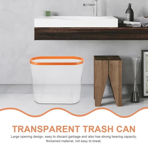 Miniatura 8 de Alipis Cubo de basura para baño, cocina, cesta de basura para cocina, cubo de basura para dormitorio