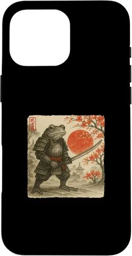 Miniatura 19 de Frog Samurai Japanese Warrior Costume Sumi-e Art Funny Case for iPhone 16