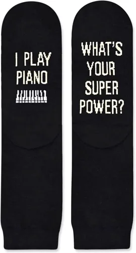Miniatura 3 de sockfun Calcetines divertidos, regalos musicales, regalos de piano para mujeres, hombres y adolescentes, regalos para pianistas, amantes del piano