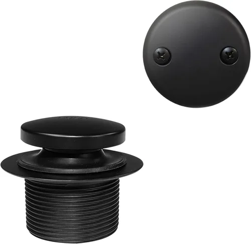 Miniatura 7 de Westbrass 593144-62 Kit de drenaje de residuos de baño con punta tubular de 1-1/2 pulgadas, color negro mate, paquete de 1
