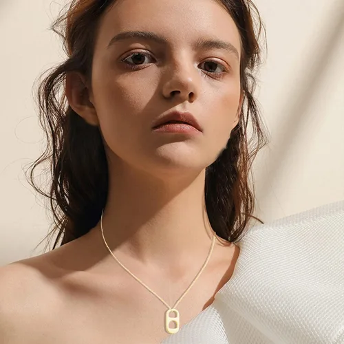 Miniatura 3 de Long tiantian Soda Cap Tab Collar para mujer, moda Sarah para niñas, tapas de lata de soda, joyería