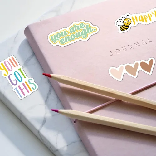Miniatura 8 de 120 piezas de calcomanías Preppy, calcomanías de verano para botellas de agua para niñas, accesorio impermeable para laptop, lindas calcomanías