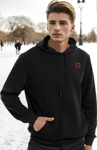 Miniatura 5 de Keasmto Sudaderas con capucha para hombre con estampado de teñido anudado, manga larga, sudaderas casuales con bolsillo