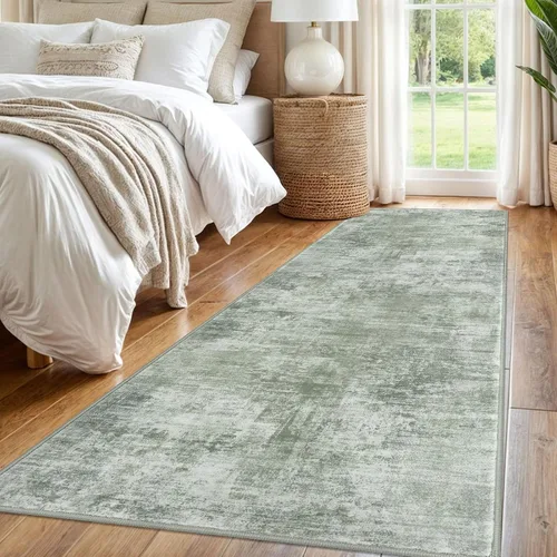 Miniatura 637 de IOHOUZE Alfombra abstracta lavable de 3 x 12 pies para pasillos, antideslizante para cocina, camino de entrada de lana sintética para interiores
