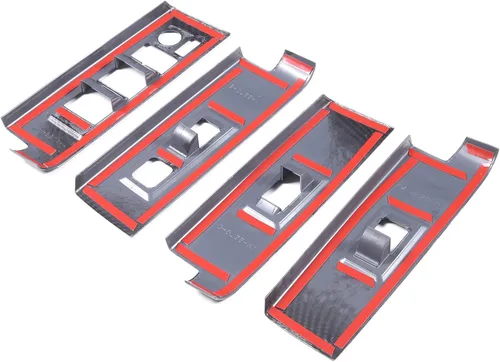 Miniatura 7 de Cubierta protectora para panel de botón de elevación de ventana de puerta de automóvil compatible con Toyot@Tundra/Sequoia 2022-2024, cubierta