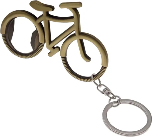 Miniatura 8 de Colgante de aleación de zinc para bicicleta, abrebotellas de cerveza, llavero para coche, regalo para familiares y amigos en festivales, Negro