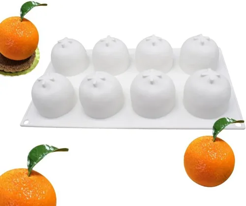 Miniatura 7 de Molde de silicona para postres, molde de silicona para pastel para hornear fondant, molde con forma de fruta, azúcar, dulces, gelatina, utensilios
