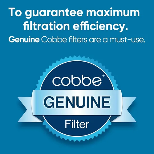 Miniatura 3 de Cobbe - Paquete de 2 filtros de repuesto para regadera de mano, filtros suavizante de agua para agua dura, eliminan el cloro, reducen la picazón