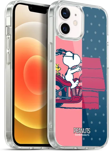 Miniatura 196 de Head Case Designs Funda de gel con licencia oficial de Peanuts Snoopy & Woodstock Halfs and Laughs [protección de grado militar] compatible