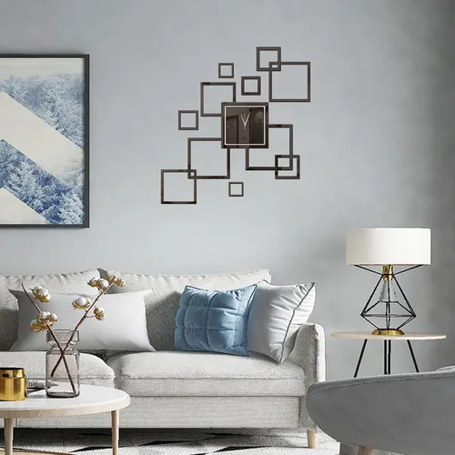 Miniatura 2 de Reloj de pared 3D DIY para decoración de sala de estar, moderno, silencioso, sin tictac, gran creatividad, sin marco, relojes de pared acrílicos
