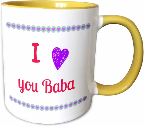 Miniatura 12 de 3dRose RinaPiro - Citas - Te amo baba, abuela abuela - Tazas (mug_212700_4)