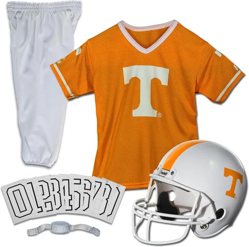 Miniatura 35 de Franklin Sports NCAA - Conjunto de uniforme de fútbol americano para niños, camiseta de fútbol universitario, casco + pantalones para niños y niñas