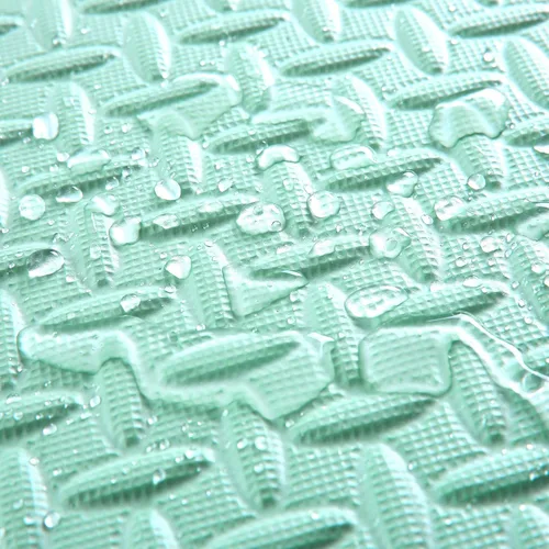 Miniatura 3 de Alfombra de Juego de Espuma para Bebé, Alfombras de Piso Entrelazadas de 0.4 Pulgadas de Grosor con Colores Sólidos, Alfombra de Juego para Bebé