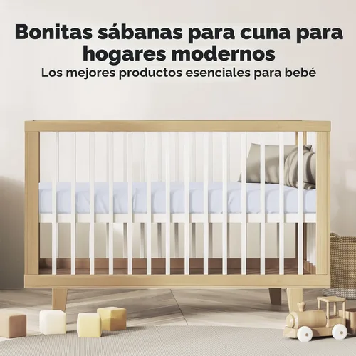 Miniatura 8 de KeaBabies Paquete de 2 sábanas para cuna de bebé para niños y niñas - 52x28 pulgadas Viscosa derivada de bambú, sábanas para cama de niño pequeño