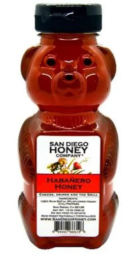 Miniatura 4 de Miel de cítricos de San Diego Honey Company – Oso de miel, miel de flor de naranja cruda con mandarina + limón de 12 onzas